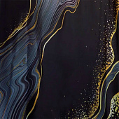 Штора для ванной 180х180см черный мрамор PЕ-208 Штора для ванной 180х180см черный мрамор PЕ-208