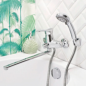  Смеситель для ванны из латуни картридж 40мм B8173-18F РМС 