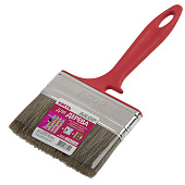 Кисть плоская Водные краски 100х12мм, смешанная щетина, красная пластиковая ручка, АКОР Кисть плоская Водные краски 100х12мм, смешанная щетина, красная пластиковая ручка, АКОР