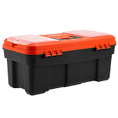 Ящик для инструмента 22", 560х285x235 мм, пластиковый с метал. замками, Stels