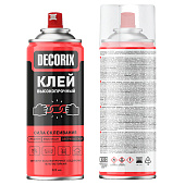 Клей аэрозольный высокопрочный DECORIX, 520 мл Клей аэрозольный высокопрочный DECORIX, 520 мл