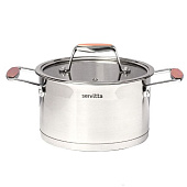 Кастрюля с крышкой Servitta 3,3 л Quadro Sr0116 Кастрюля с крышкой Servitta 3,3 л Quadro Sr0116