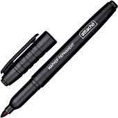  Маркер круглый черный 1,5-3 мм Darvish, перманентный, пулевидный наконечник (12/480) /DV-420-02/ 