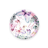 Тарелка одноразовая бумажная Butterfly, набор 6 шт, 18 см 7665041 Тарелка одноразовая бумажная Butterfly, набор 6 шт, 18 см 7665041