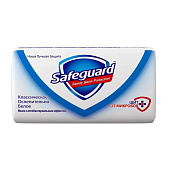  Мыло туалетное Safeguard Классическое белое антибактериальное 90г 
