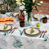 Скатерть (рогожка) 110х144 Доляна Tropics 7533954