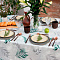  Скатерть (рогожка) 110х144 Доляна Tropics 7533954 