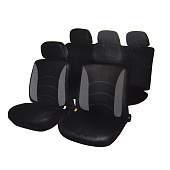 Чехлы на сиденья NG 9 пр., черный/серый,полиэстер, Гамма, 3 молн.в спинке,3 молн.в сидении Чехлы на сиденья NG 9 пр., черный/серый,полиэстер, Гамма, 3 молн.в спинке,3 молн.в сидении