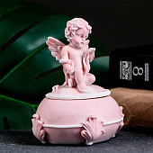 Шкатулка для украшений Ангелочек, 9х8х11,5 см, 9226113 Шкатулка для украшений Ангелочек, 9х8х11,5 см, 9226113