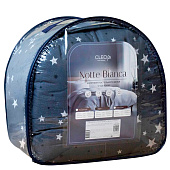 Комплект постельного белья Cleo сатин Notte Bianca с одеялом евро макси 32/005-NBOL Комплект постельного белья Cleo сатин Notte Bianca с одеялом евро макси 32/005-NBOL