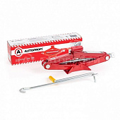  Домкрат 1т ромб  Autoprofi  с резин.опор.частью (350мм) DV-10R 