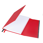  Ежедневник недатированный А5 145х213мм BRAUBERG Vogue, под кожу, магнитный клапан 160л красный116225 