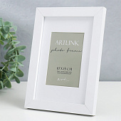 Фоторамка 10х15 МДФ Ellis с паспарту белый 9335835 Фоторамка 10х15 МДФ Ellis с паспарту белый 9335835