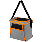 104569 Термосумка PC2207, 12л, 26x20x24см, цвет: серо-оранжевый 104569 Термосумка PC2207, 12л, 26x20x24см, цвет: серо-оранжевый