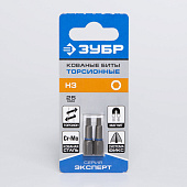 Биты 1/4 HEX3х25мм (уп2шт) "ЭКСПЕРТ"/ ЗУБР /26017-3-25-2 Биты 1/4 HEX3х25мм (уп2шт) "ЭКСПЕРТ"/ ЗУБР /26017-3-25-2
