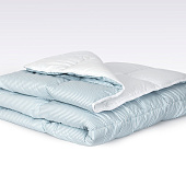  Одеяло 140х205 стеганое Home Holidays белый с голубой полоской, ОСВ_НН-1101у 