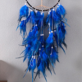 Ловец снов "Дерево" ярко-синий d=15,5 см h=63 см 7119098 Ловец снов "Дерево" ярко-синий d=15,5 см h=63 см 7119098