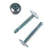  Саморезы металл-металл ШСММ со сверлом, усиленный 4,2х25мм, 50шт, цинк 