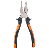 Плоскогубцы силовые, 180мм, двухкомпонентная рукоятка, FINLAND Плоскогубцы силовые, 180мм, двухкомпонентная рукоятка, FINLAND