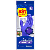 Перчатки латексные BIG City L суперчувствит.фиолетовые Перчатки латексные BIG City L суперчувствит.фиолетовые