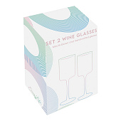 Набор бокалов для вина 0,38л розовый "Rainbow" EL-R4005/RAPI Набор бокалов для вина 0,38л розовый "Rainbow" EL-R4005/RAPI