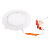 Светильник точечный встраиваемый LED PPL-R  6Вт 6500К круг ультратонк (d120х20/монтажн d110-115) /Jazzway
