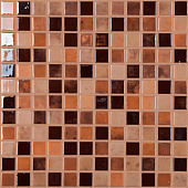  Мозаика 31,7х31,7 Lux № 406 Терракотовый /Vidrepur 