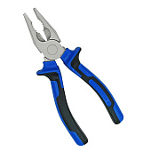 Плоскогубцы комбинированные 180мм, двухкомпонентная рукоятка, Vertextools Плоскогубцы комбинированные 180мм, двухкомпонентная рукоятка, Vertextools