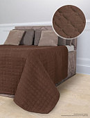  Покрывало 160х210 Luxo стеганое шоколад 19-1217 
