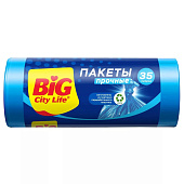 Мешки для мусора BIG City 35л 30шт 50х60см 6,5мкм синие Мешки для мусора BIG City 35л 30шт 50х60см 6,5мкм синие