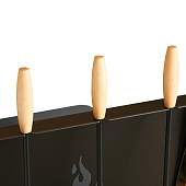 Набор каминный напольный Forester с дровницей 3 предмета щетка,совок,кочерга Набор каминный напольный Forester с дровницей 3 предмета щетка,совок,кочерга