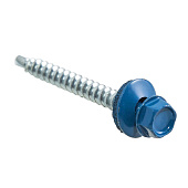 Саморезы кровельные 4,8х35мм, 250шт, RAL 5005 синий Саморезы кровельные 4,8х35мм, 250шт, RAL 5005 синий