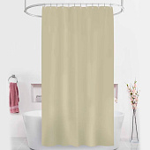 Штора для ванной 180х180 бежевый PEVA GX003-BE 13665 Штора для ванной 180х180 бежевый PEVA GX003-BE 13665