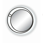 Зеркало с LED подсветкой Marlene Led d 700 серый муар Континент Зеркало с LED подсветкой Marlene Led d 700 серый муар Континент