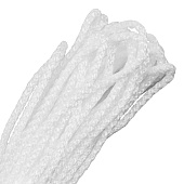  Шнур вязаный полипропиленовый с серд. белый, 4 мм, L20 м, Россия// Сибртех 