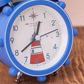  Часы-будильник Aboard Маяк, blue 