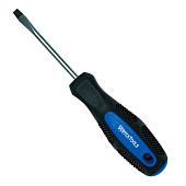 Отвертка SL5x75мм, CrV, двухкомп. рукоятка, магнитный наконечник, Vertextools Отвертка SL5x75мм, CrV, двухкомп. рукоятка, магнитный наконечник, Vertextools