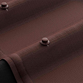 Лист Ондулин Черепица 3.3мм 1.95х0.95м коричневый Лист Ондулин Черепица 3.3мм 1.95х0.95м коричневый