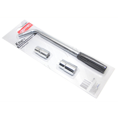  Ключ балонный L-образный 17х19, 21х23мм  SKYWAY телескопический 