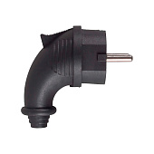Вилка угловая с/з, каучук IP44 16А 250В Вихрь Вилка угловая с/з, каучук IP44 16А 250В Вихрь
