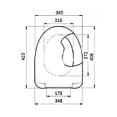Сиденье для унитаза дюропласт Лада Стандарт Идеал Виктория Марс 20975008 Sanita Сиденье для унитаза дюропласт Лада Стандарт Идеал Виктория Марс 20975008 Sanita