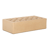  Кирпич керамический ваниль (бежевый) 1НФ 250х120х65мм [М200-250] /Копылово 