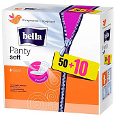 Гигиенические прокладки Bella Белая линия Panty Soft 50+10 шт Гигиенические прокладки Bella Белая линия Panty Soft 50+10 шт