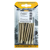 Стяжка шурупная 7,0x70 HEX латунирован. 10 шт Стяжка шурупная 7,0x70 HEX латунирован. 10 шт