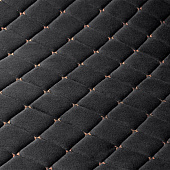  Накидки на сиденье Car Performance передние 2 шт алькантара черн/бежевые CUS-1012 BK/BE 