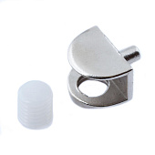 Стеклодержатель П-обр.на бобышке ник.(2 шт) "Eleme Стеклодержатель П-обр.на бобышке ник.(2 шт) "Eleme