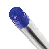  Ручка шариковая BRAUBERG MAX-OIL, синяя с грипом, масляная, игла 0,7мм/0,35мм, 141701 