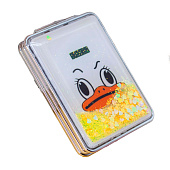  Зеркало-шейкер раскладное "Animal duck", white (8х6 см) 