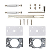  Ручка дверная Code Deco Fusion прямоугольник H-100162-A-GRF, графит 