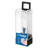  Фреза пазовая фасонная "Ласточкин Хвост" 19х20мм, обрат. угол-7 °, хв.8 мм ЗУБР 